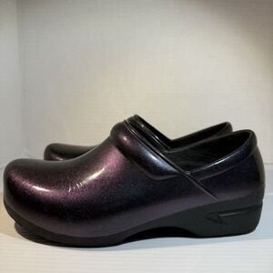 Anywear SR Angel Nursing Healthcare Comfort Clogs Shoes Purple Women's Sz 6